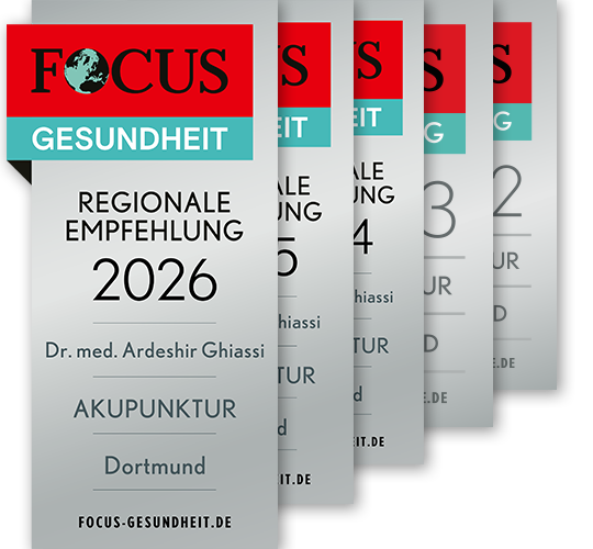 Auszeichnung Focus Empfehlung Akupunktur Dortmund Dr. Ghiassi